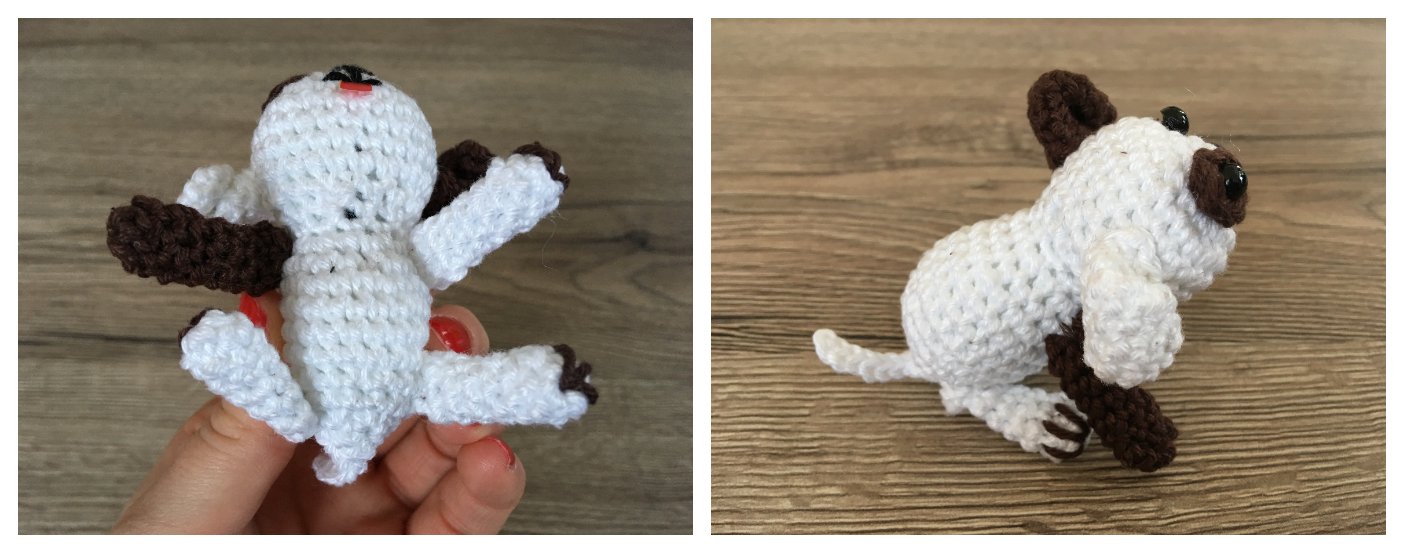 Blog-Inhaltsbild für 'Eisbecher mit Hund, kostenlose Häkelanleitung'